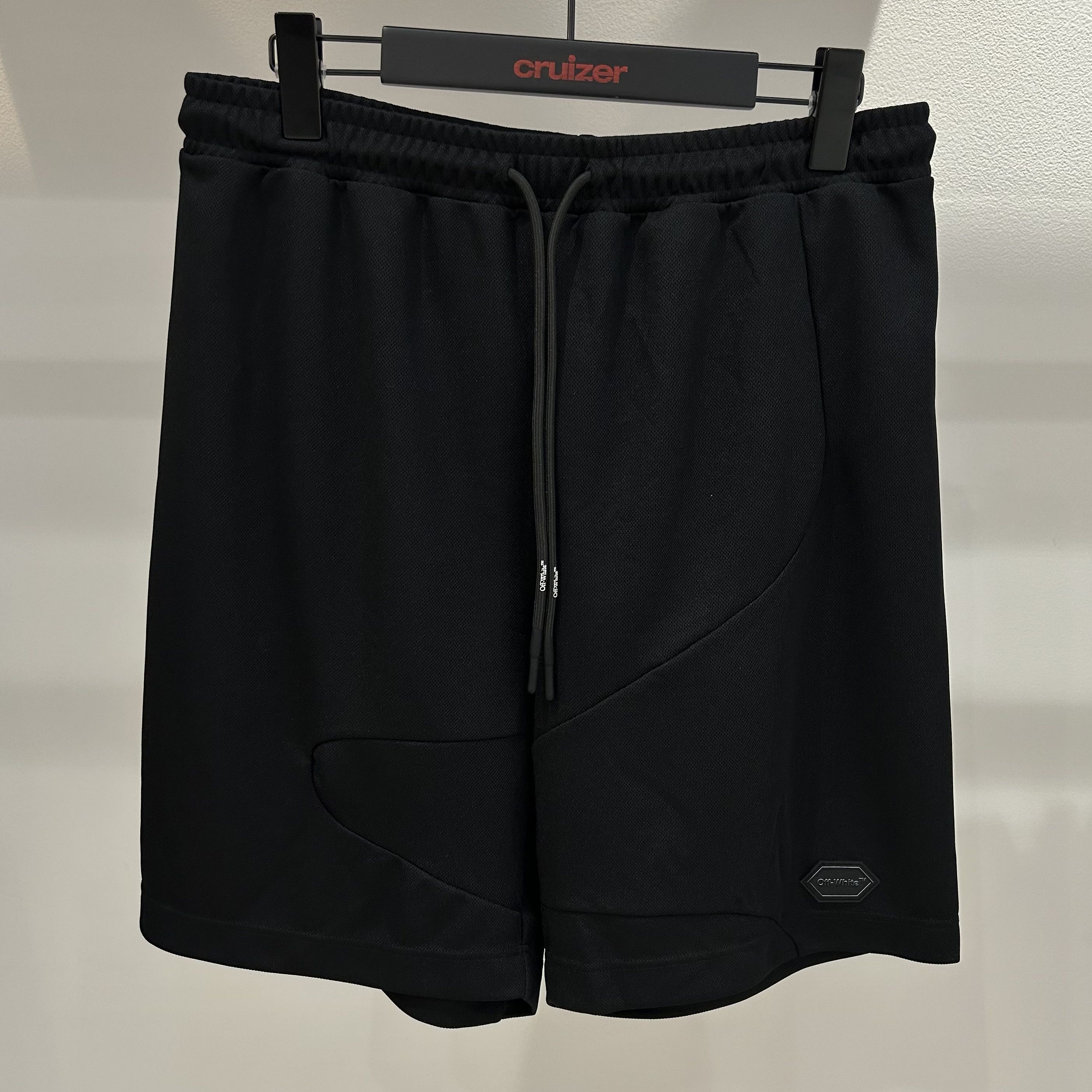Off-White Off-White Seam Skate Shorts Black Size US 32 / EU 48 - 1 Thumbnail