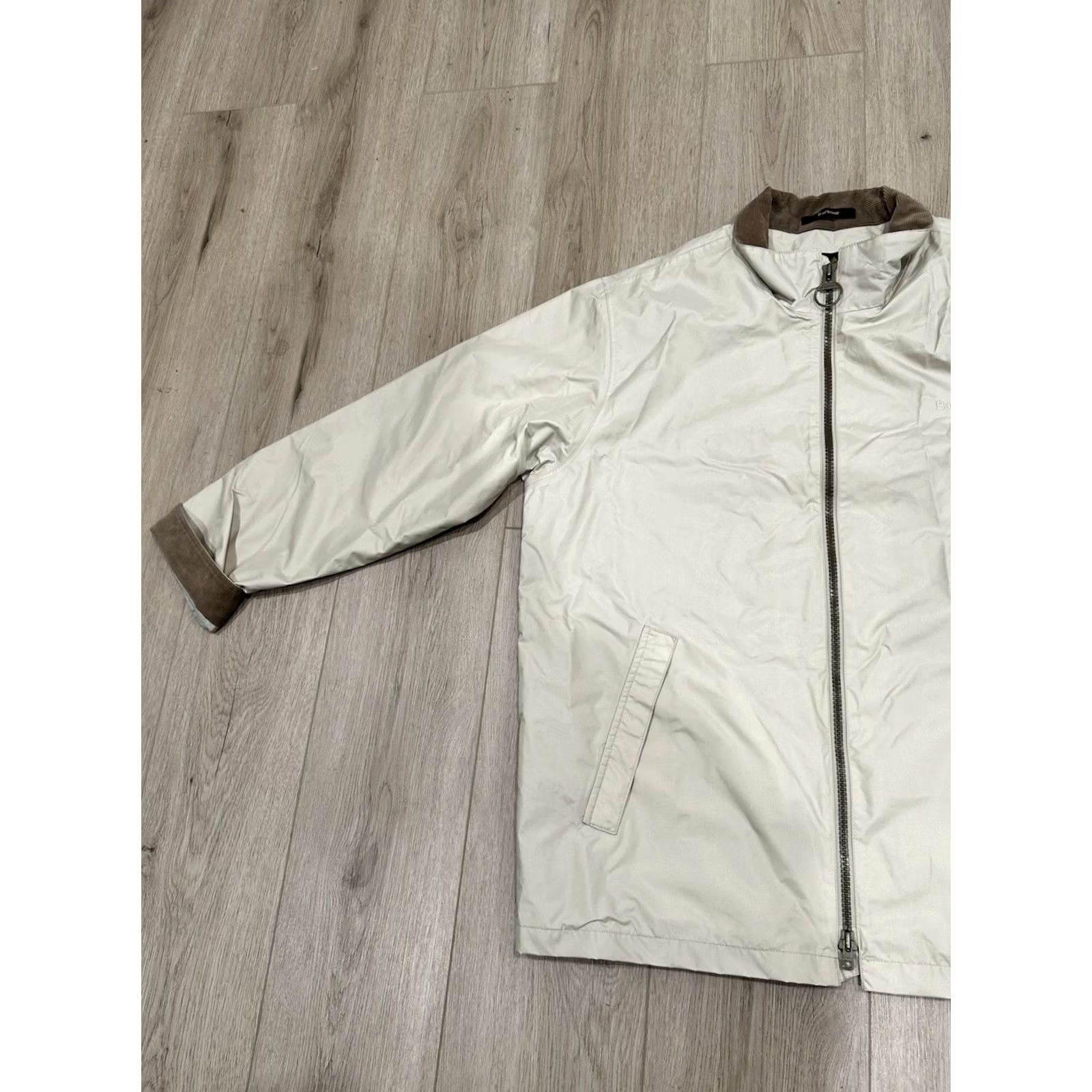 Barbour VINTAGE Barbour Beaulieu Jacket Men XL Beige Tan Waterproof Softshell Windbreaker Barbour Beaulieu Classic Lightweight Outdoor Vintage 2000s Size US XL / EU 56 / 4 - 4 Thumbnail