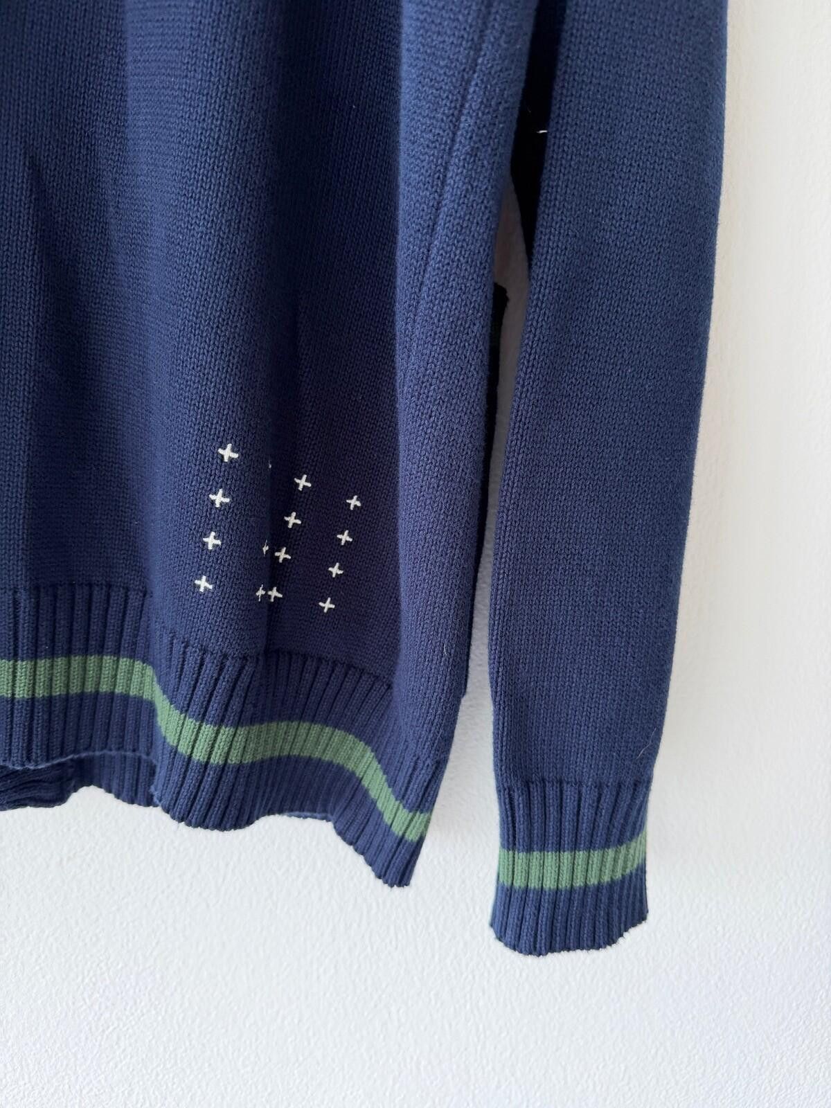 Ksubi new Ksubi mens cardigan knit jumper shirt navy medium m Size US M / EU 48-50 / 2 - 8 Thumbnail