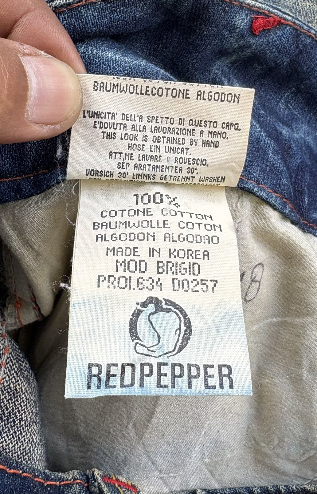 Vintage Red Pepper Streetwear Jeans Flared Denim Size US 28 / EU 44 - 17 Thumbnail