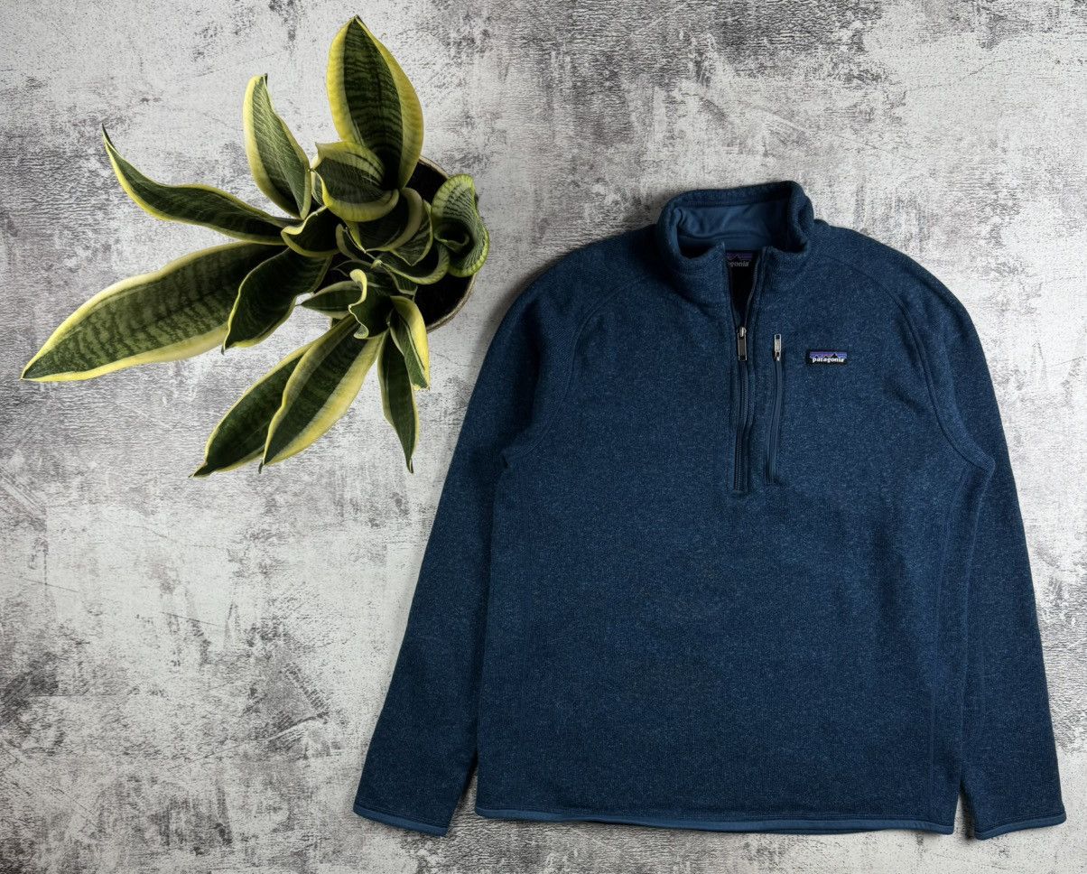 Patagonia Patagonia Hiking Blue Men’s XL Outdoor 1/3 Polyester Fleece Pullover Zip Jacket Size US XL / EU 56 / 4 - 1 Thumbnail
