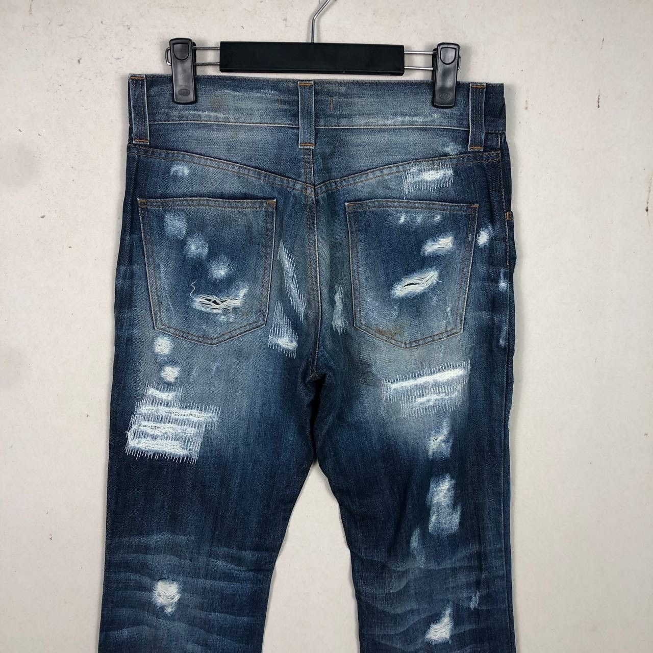 Dolce & Gabbana Destroyed Dolce & Gabbana Distress Ripped Jeans Punk Denim Size US 31 - 10 Thumbnail