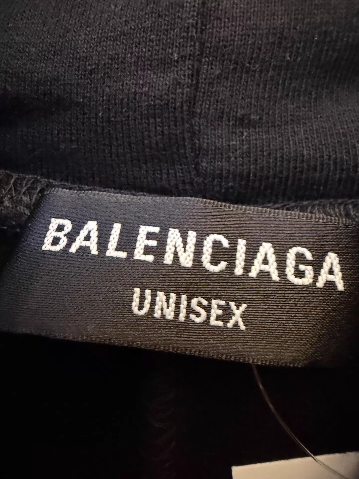 Balenciaga Balenciaga Men's Logo Patchwork Hoodie Black Size US S / EU 44-46 / 1 - 3 Thumbnail