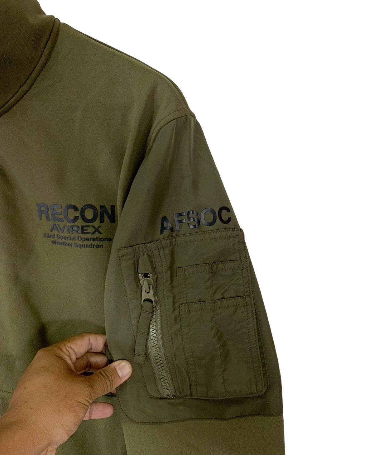 Avirex VINTAGE AVIREX RECON SPECIAL OPERATION BOMBER ZIPPER JACKET Size US L / EU 52-54 / 3 - 7 Thumbnail