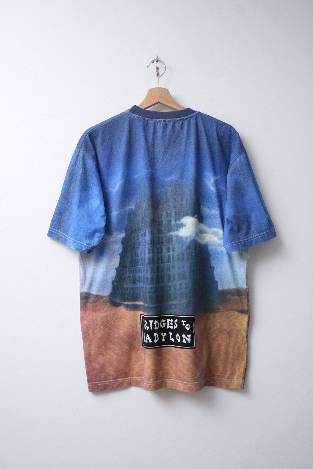 Band Tees Vintage 1998 Rolling Stones Bridges to Babylon AOP T Shirt Size US XL / EU 56 / 4 - 5 Thumbnail