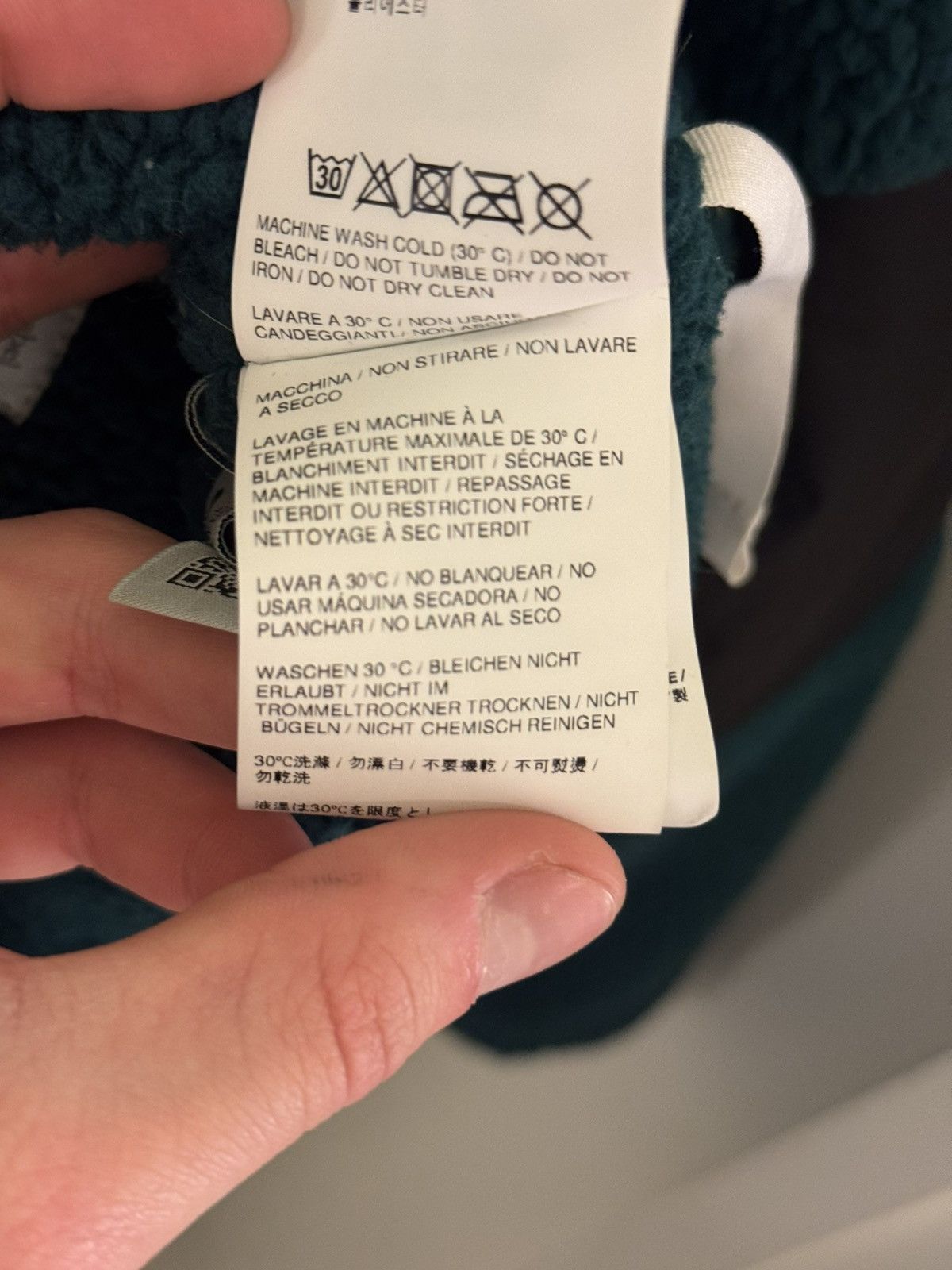 Off-White Off-White Polar Fleece Jacket 'Green/White' Size US XL / EU 56 / 4 - 9 Thumbnail