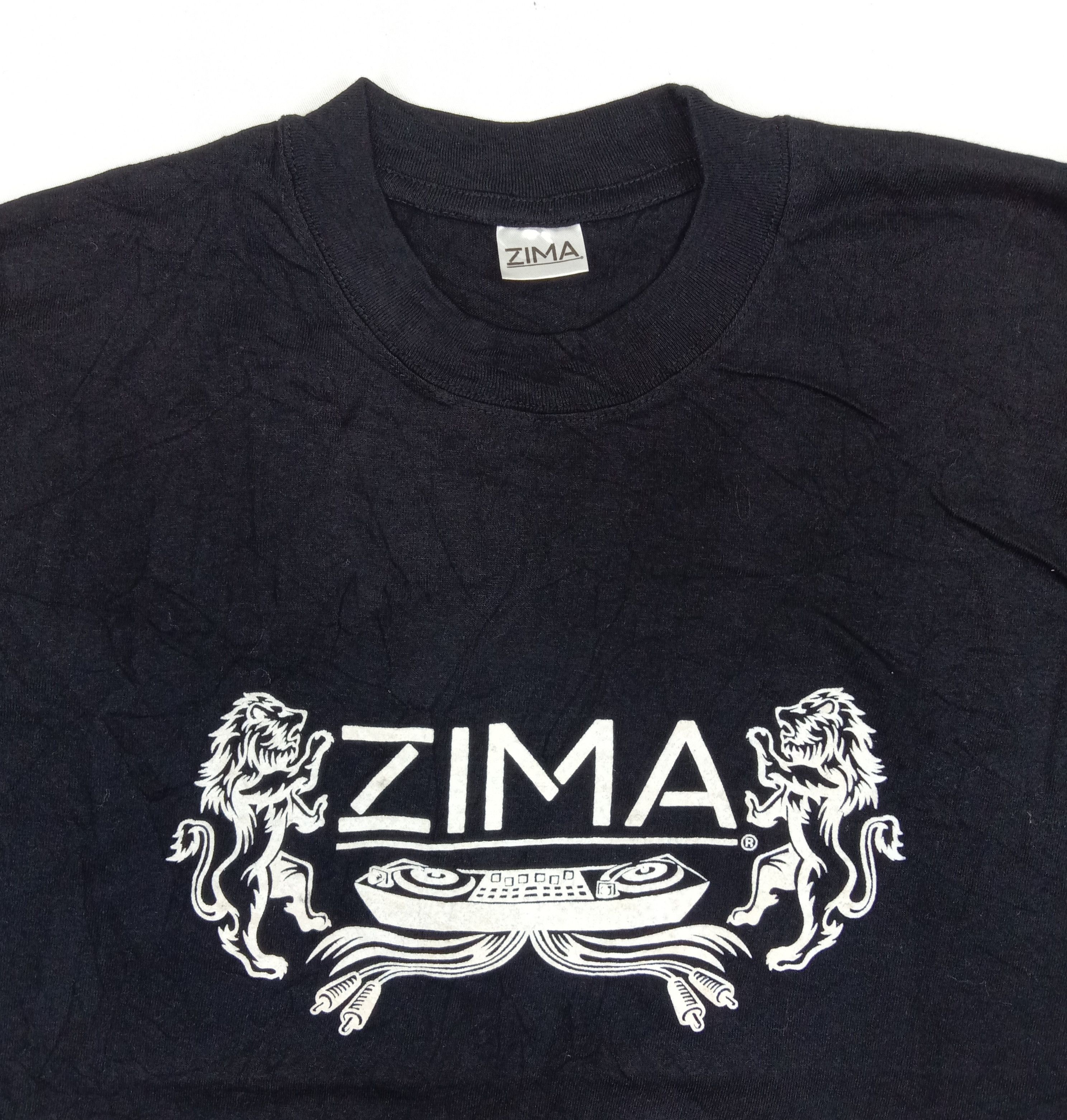 Japanese Brand Vintage ZIMA 'a little wild' T Shirt Size US L / EU 52-54 / 3 - 4 Thumbnail