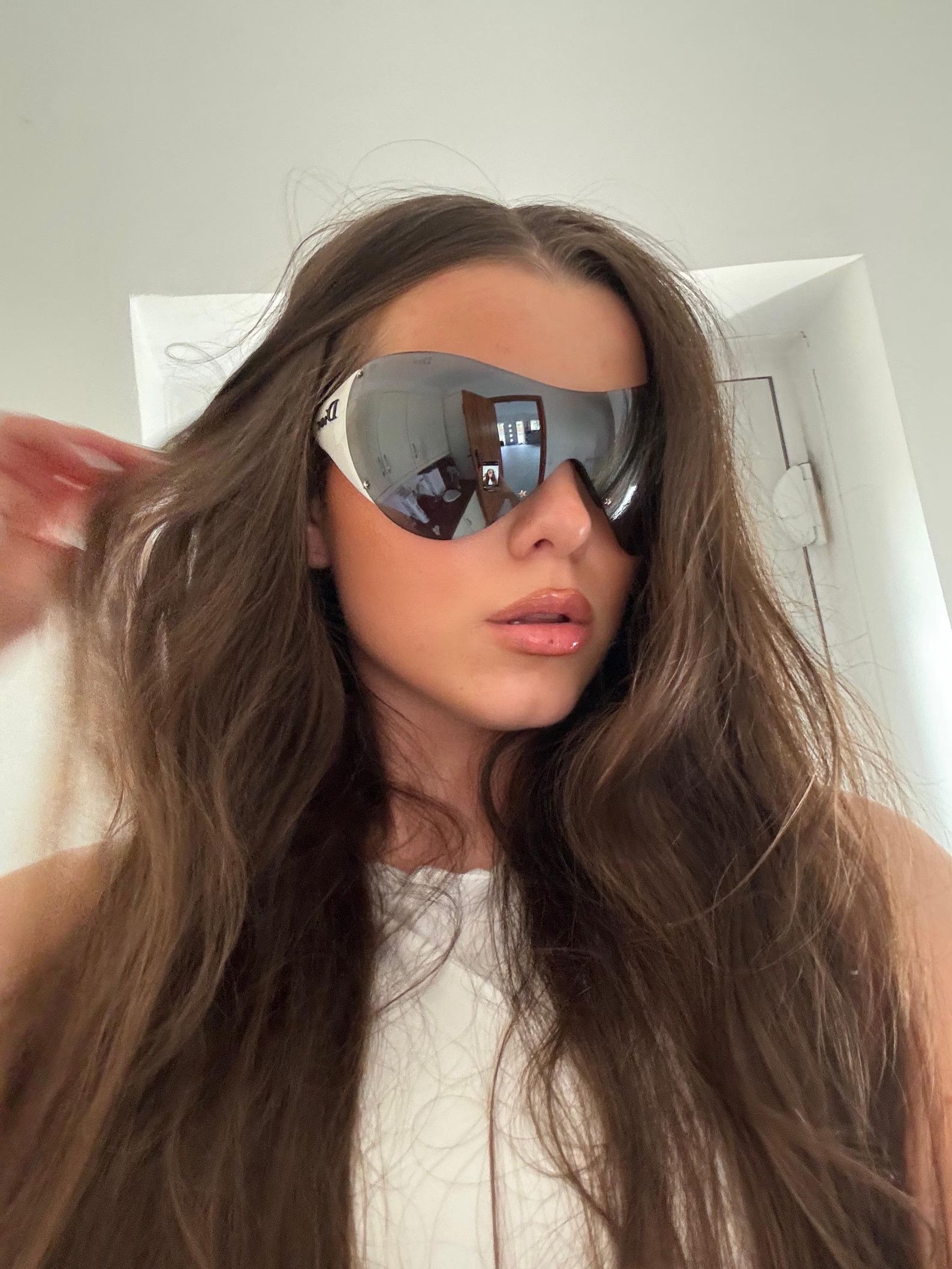 Dior ⚡️ Christian Dior Sunglasses Ski 1 Shield Mask Sport Vintage Size ONE SIZE - 1 Thumbnail