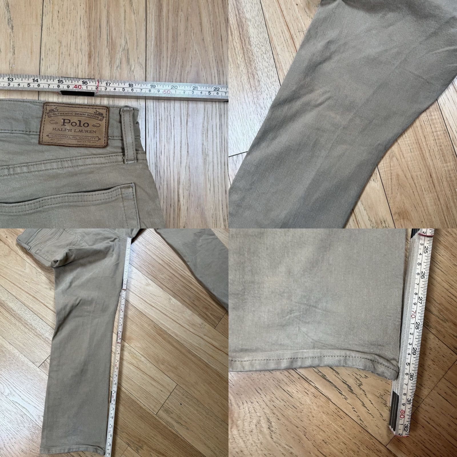 Polo Ralph Lauren Polo Ralph Lauren Jeans Slim Straight 36x30 Mens Khaki Brown Brown Varick Slim Straight 36 Inseam 30 Mens Jeans Size US M / EU 48-50 / 2 - 9 Thumbnail