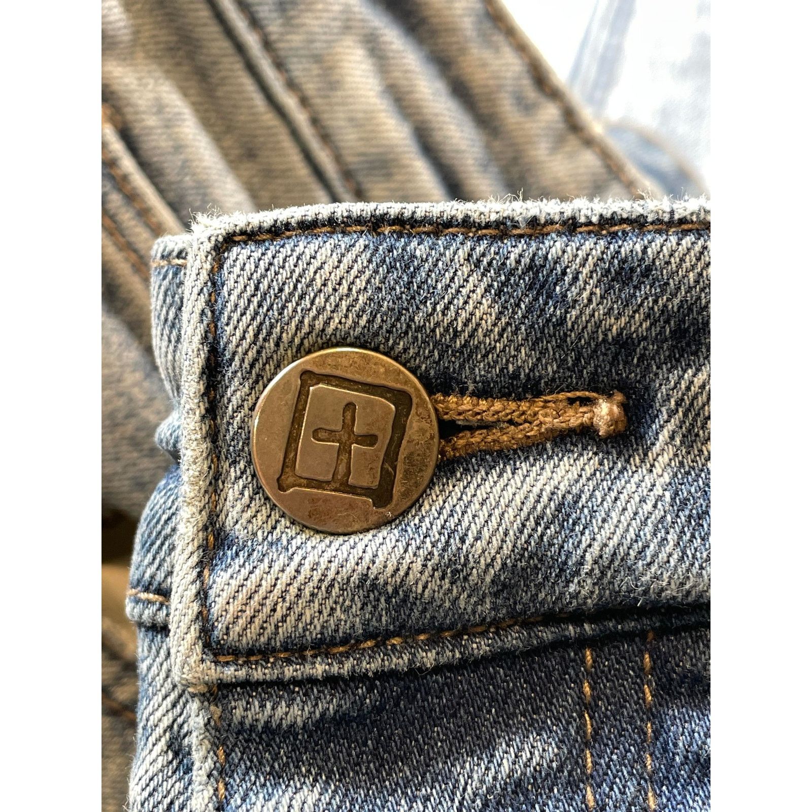 Ksubi Ksubi Cheetah Patchwork Light Wash Jeans Size US 34 / EU 50 - 3 Thumbnail