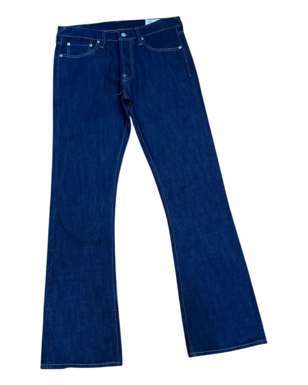 If Six Was Nine Flare Jeans Japanese Brand Evisu Bootcut Camo Denim Jeans Size US 32 / EU 48 - 4 Thumbnail