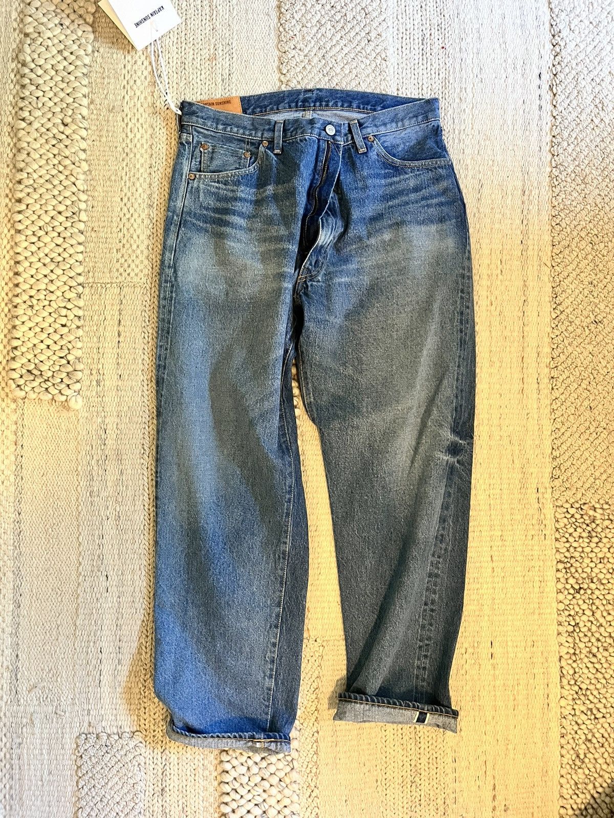 Kaptain Sunshine 5p zipper front denim pants | Grailed Kaptain Sunshine 5p zipper front denim pants | Grailed