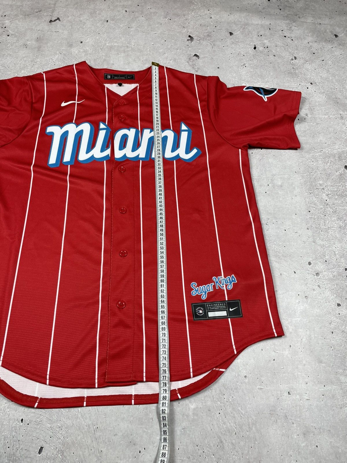 Nike Nike Miami Marlins Sugar Kings Solar Baseball Jersey Men's L Size US L / EU 52-54 / 3 - 8 Thumbnail