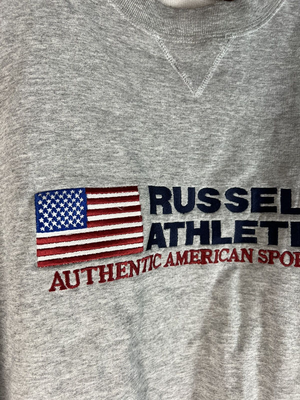 Russell Athletic Vintage Russell Athletic crewneck sweatshirt USA flag Size US L / EU 52-54 / 3 - 4 Thumbnail