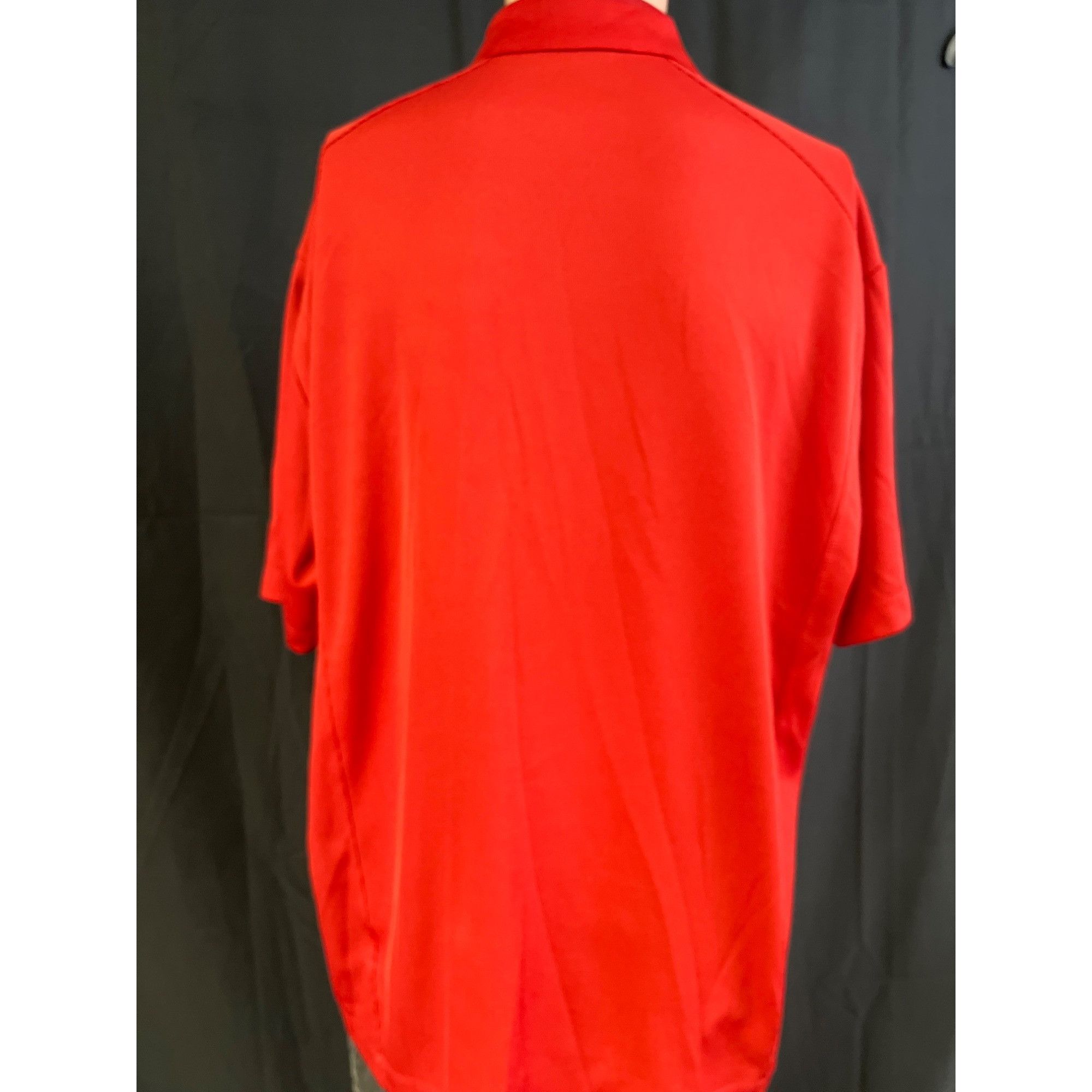 Nike Nike Golf Dri-Fit Men's Red Golf Shirt/Polo Size L SKU 4072 Size US L / EU 52-54 / 3 - 2 Thumbnail