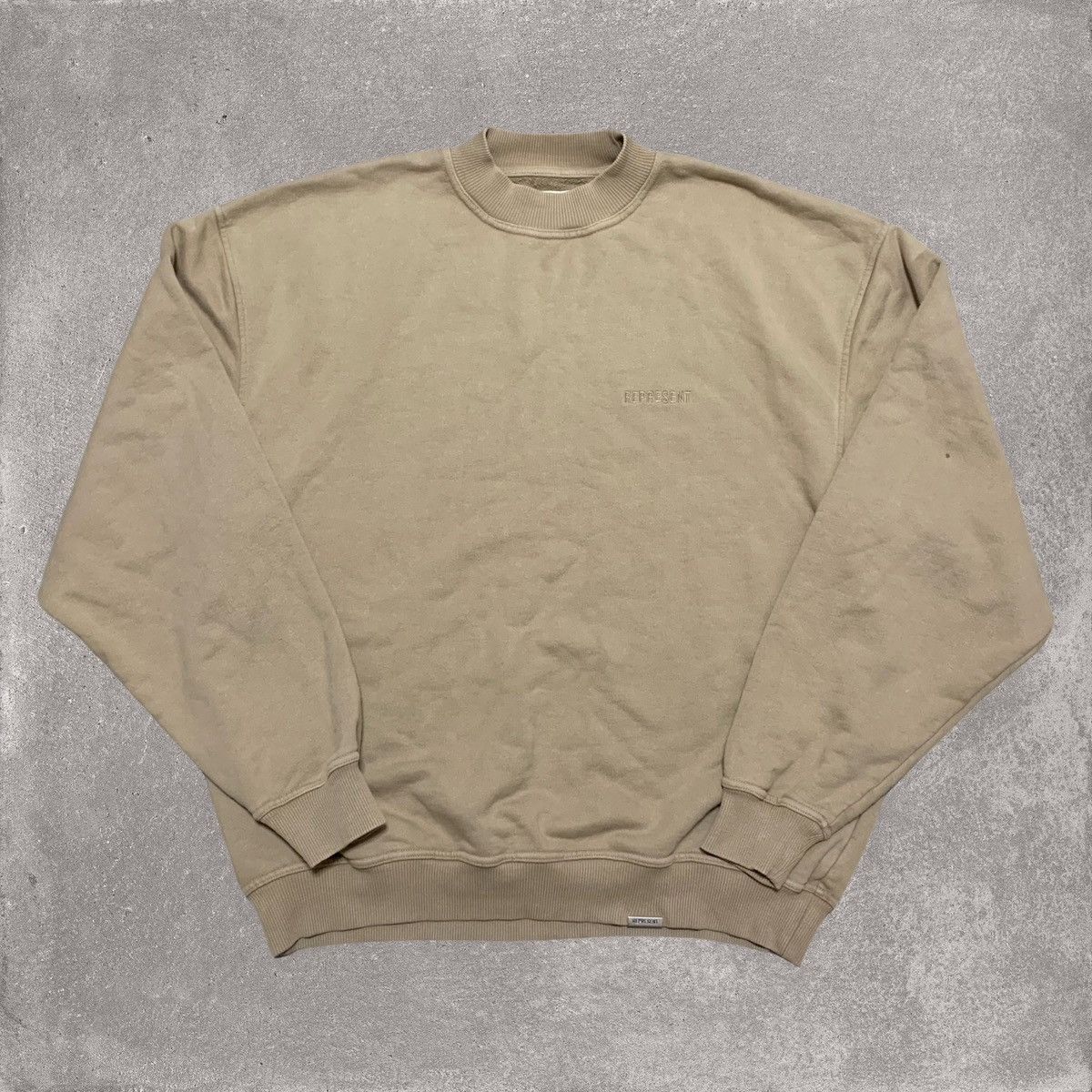 Represent Clo. Represent Medium Blanks Beige Light Brown Sweater Sweatshirt Size US M / EU 48-50 / 2 - 1 Thumbnail