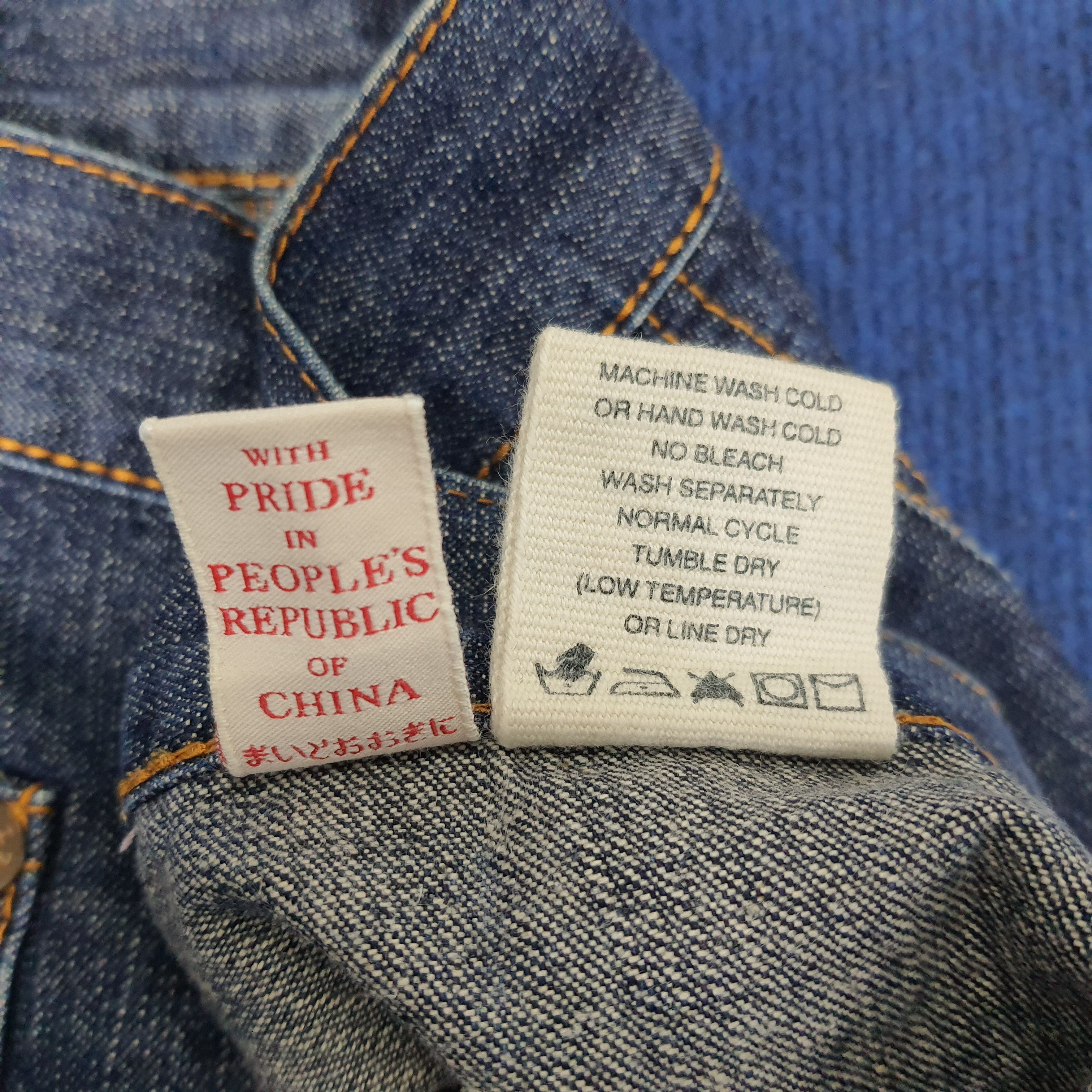 Evisu × Japanese Brand × Vintage Vintage Evisu Donna Japan Custom Daicock Midi Denim Skirt Size 25" / US 0 / IT 36 - 8 Thumbnail