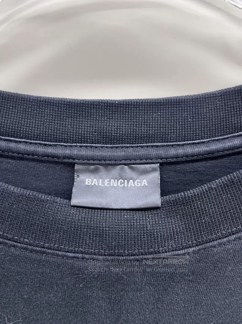 Balenciaga Balenciaga Reversed Print Letter Short Sleeve Size US XXL / EU 58 / 5 - 3 Thumbnail