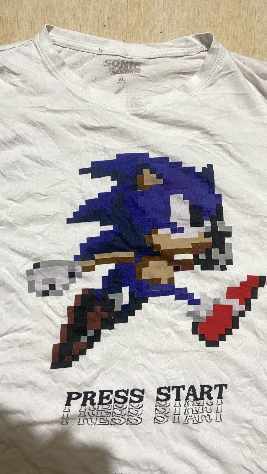 Primark Vintage 8Bit Sonic The Hedgehog Tee Size US XL / EU 56 / 4 - 3 Thumbnail