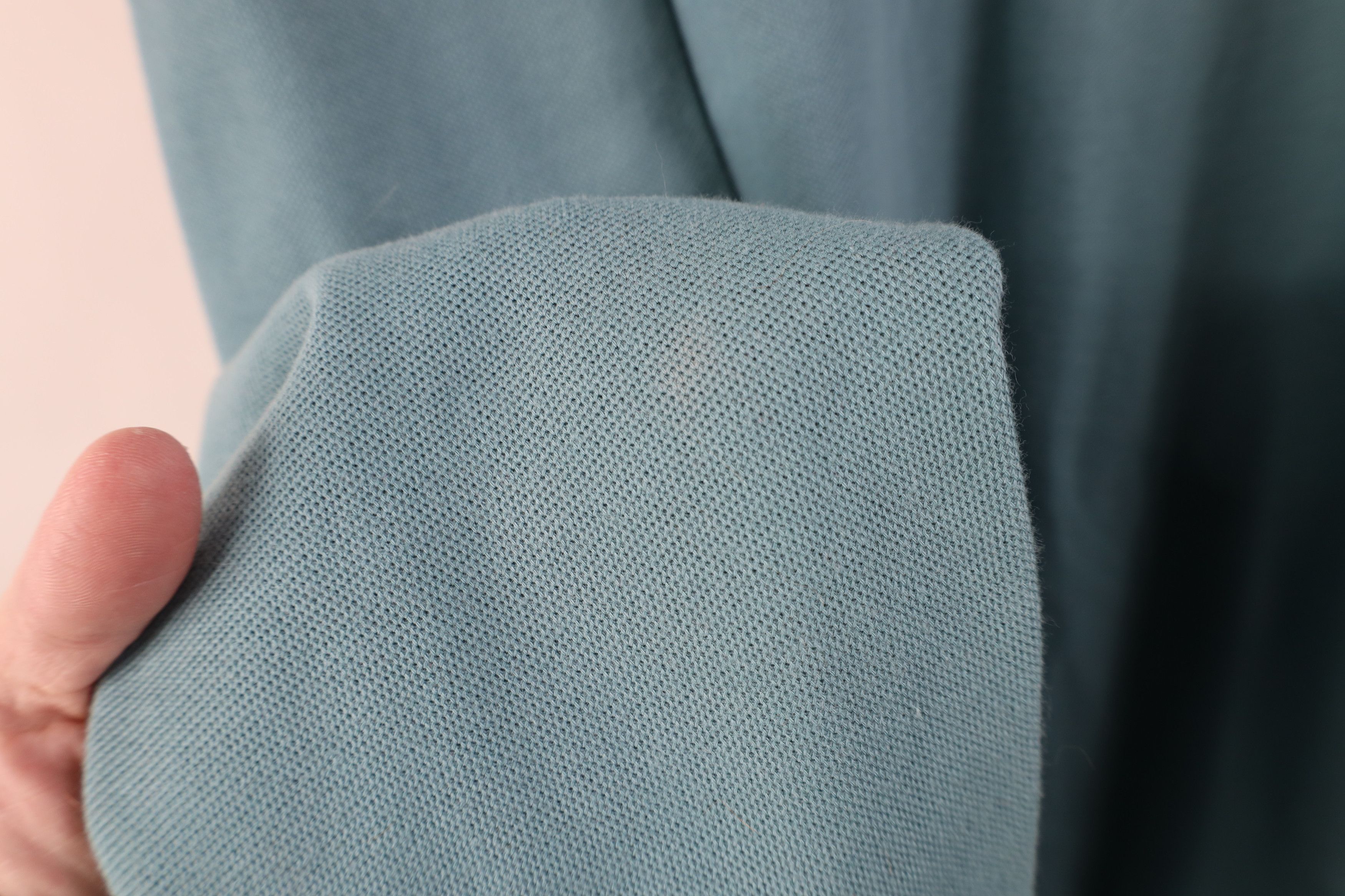 L.L. Bean Vintage 90s LL Bean Thermal Knit Long Sleeve Polo Teal USA Size US XL / EU 56 / 4 - 4 Thumbnail