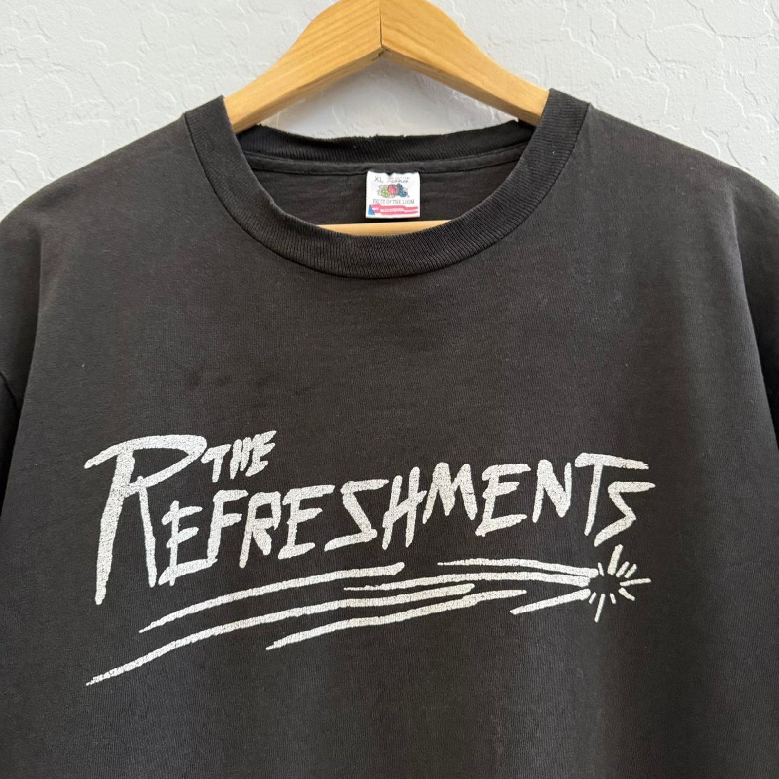 Fruit Of The Loom Vintage 90s The Refreshments Band Tee Size US XL / EU 56 / 4 - 2 Thumbnail