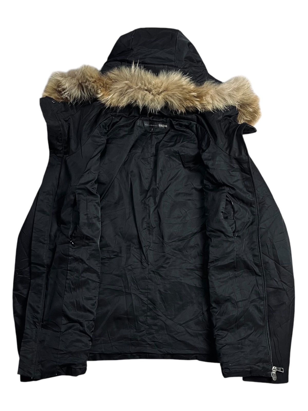 14th Addiction 2000s Schlussel - Raccoon Fur Hoodie Jacket Size US M / EU 48-50 / 2 - 2 Thumbnail
