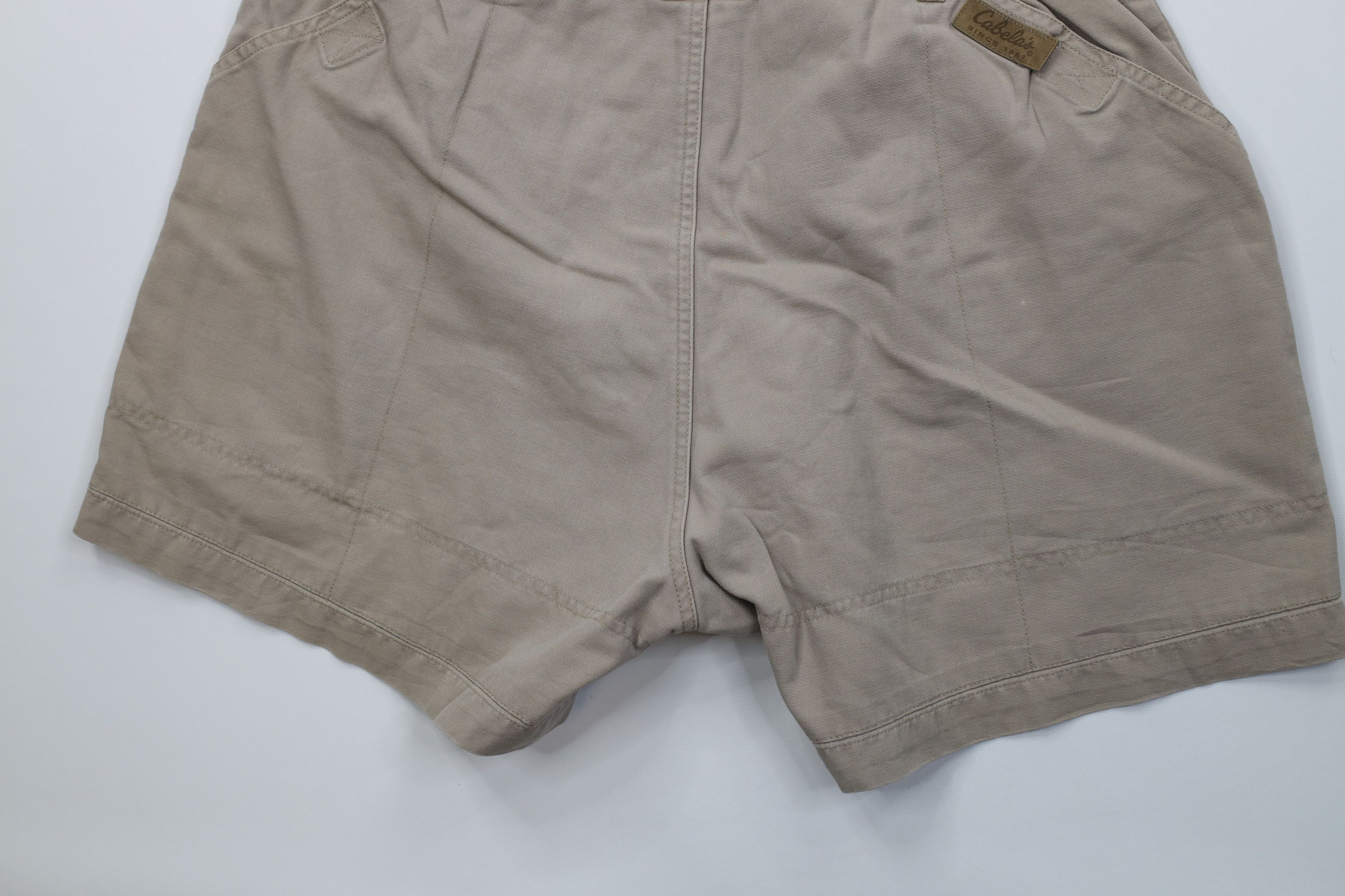 Cabelas Vintage 90s Y2K Cabelas Above Knee Trekking Cargo Shorts Size US 38 / EU 54 - 12 Thumbnail