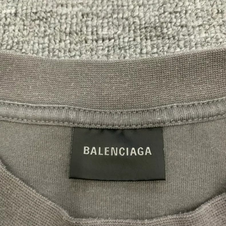 Balenciaga Balenciaga Grey wash damage done old coke short sleeves Size US S / EU 44-46 / 1 - 5 Thumbnail