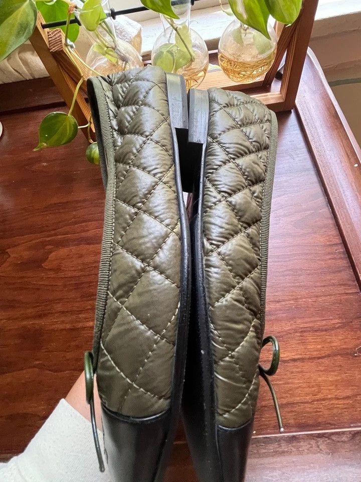 Chanel Chanel forest green cushion ballet flats size 38 US7-US7.5 Size US 8 / IT 38 - 7 Thumbnail