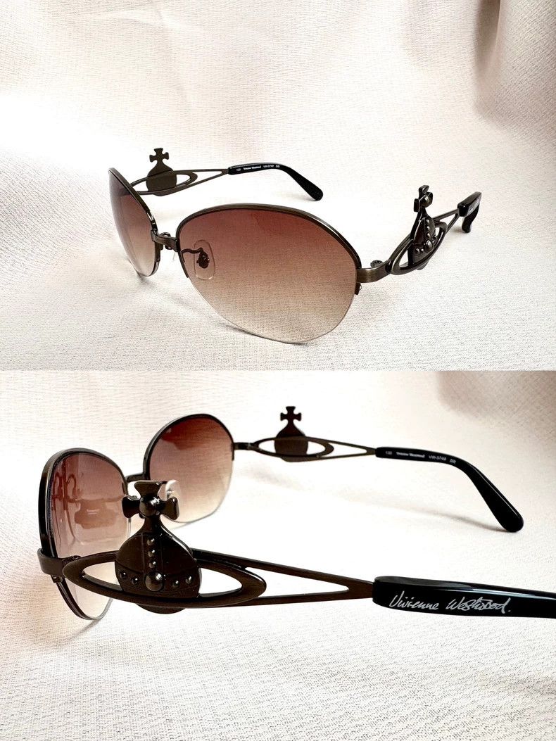 Vivienne Westwood Vivienne Westwood Vintage Large Saturn Logo Sunglasses Size ONE SIZE - 1 Thumbnail