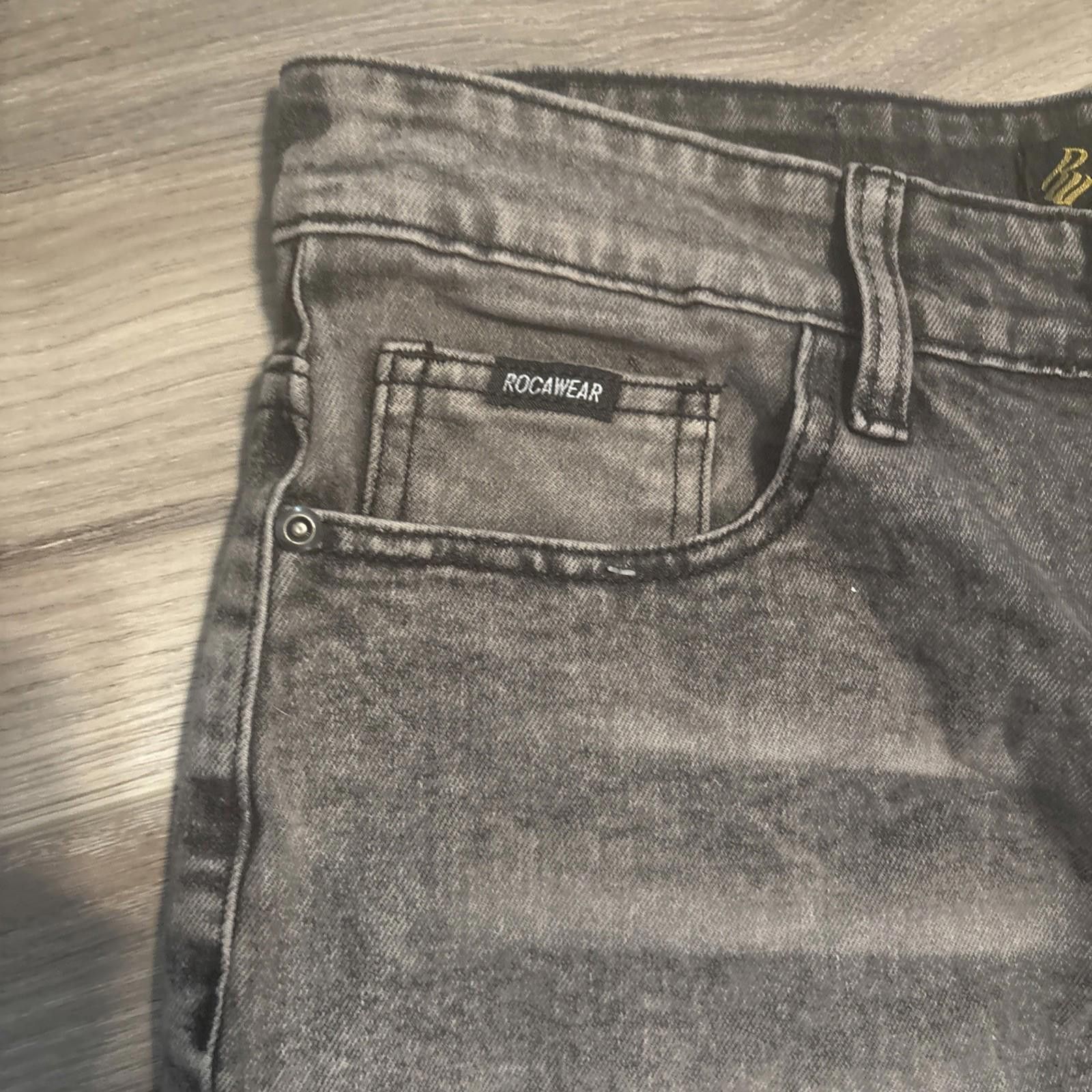 Rocawear Rocawear Mens Straight Jeans 32x30 Denim Pants Classic NWT Size US 32 / EU 48 - 4 Thumbnail