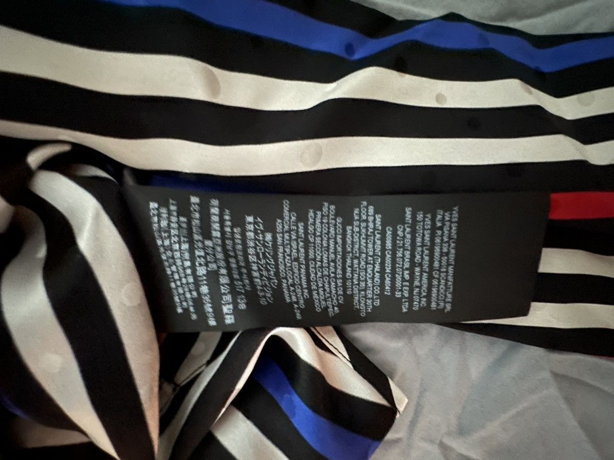 Saint Laurent Paris Saint Laurent Multicolor Silk Shirt A/W 21 Size US L / EU 52-54 / 3 - 6 Thumbnail