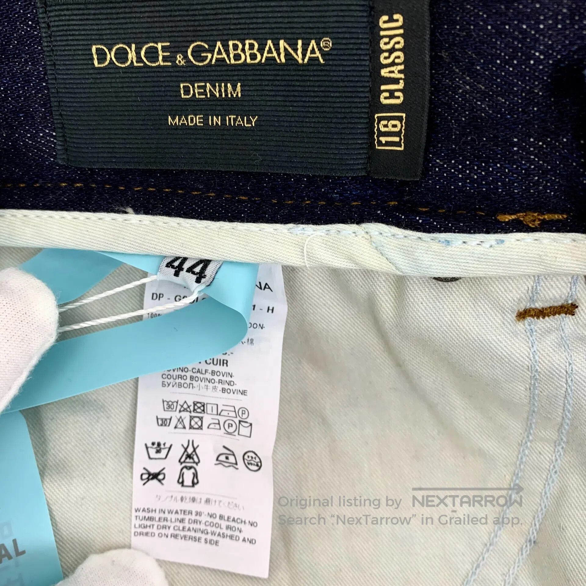 Dolce & Gabbana Dolce Gabbana Dark Blue Destroyed Design Casual Denim Long Size US 28 / EU 44 - 8 Thumbnail