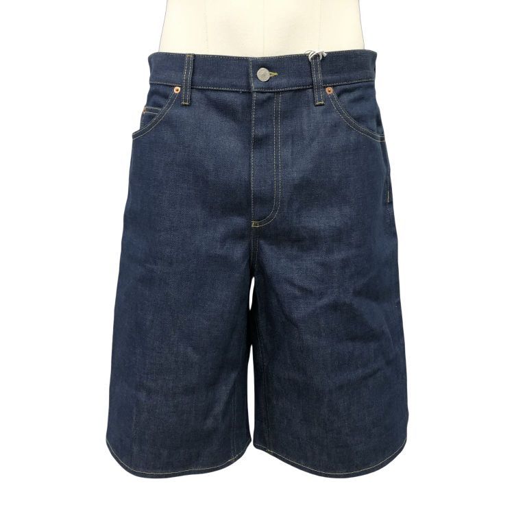Gucci Gucci Graphic Denim Shorts Size 36 Size US 36 / EU 52 - 1 Thumbnail