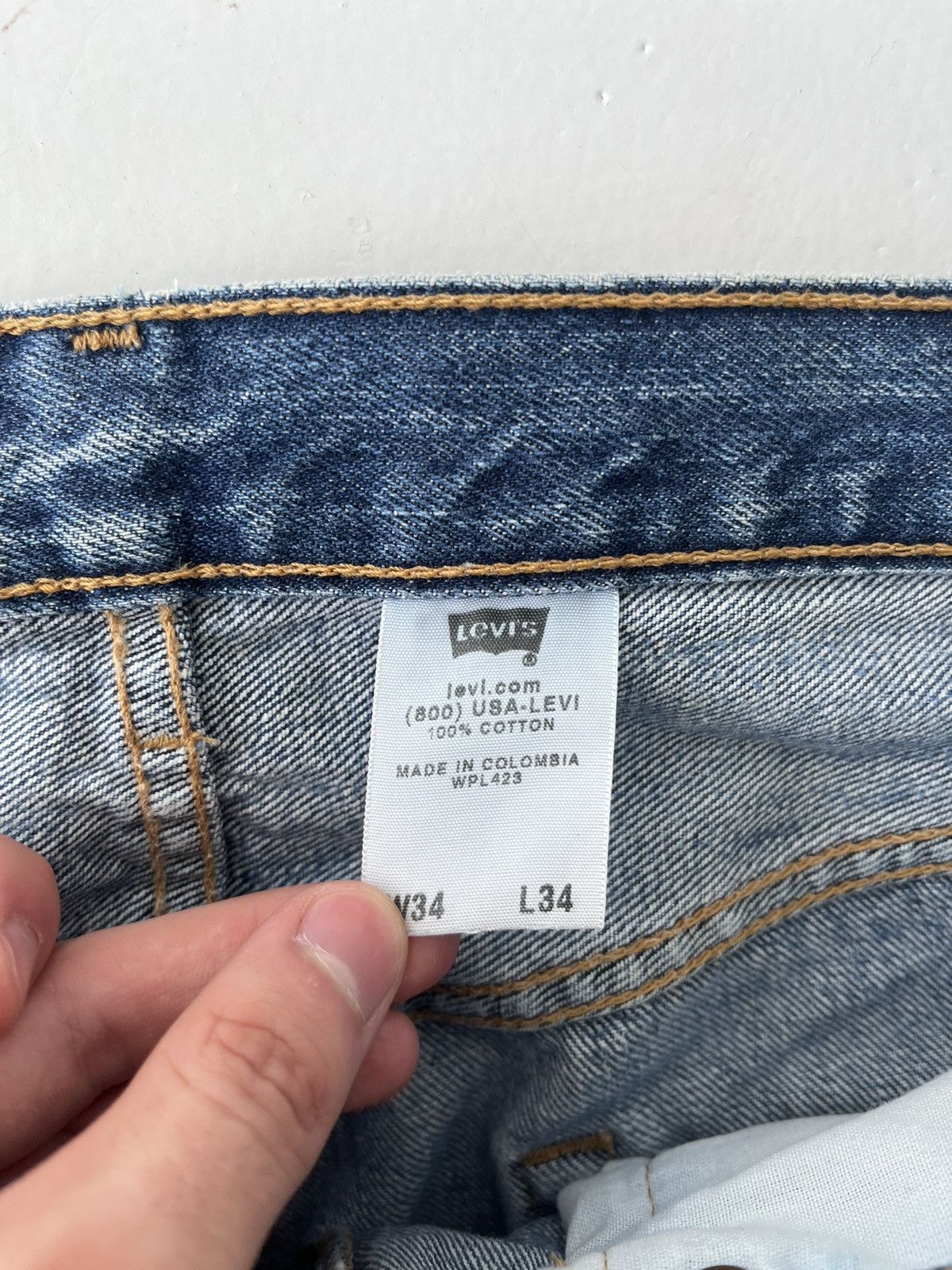 Levi's Vintage Levi’s 501 jeans classic fit Y2K wide leg baggy 90s Size US 34 / EU 50 - 8 Thumbnail