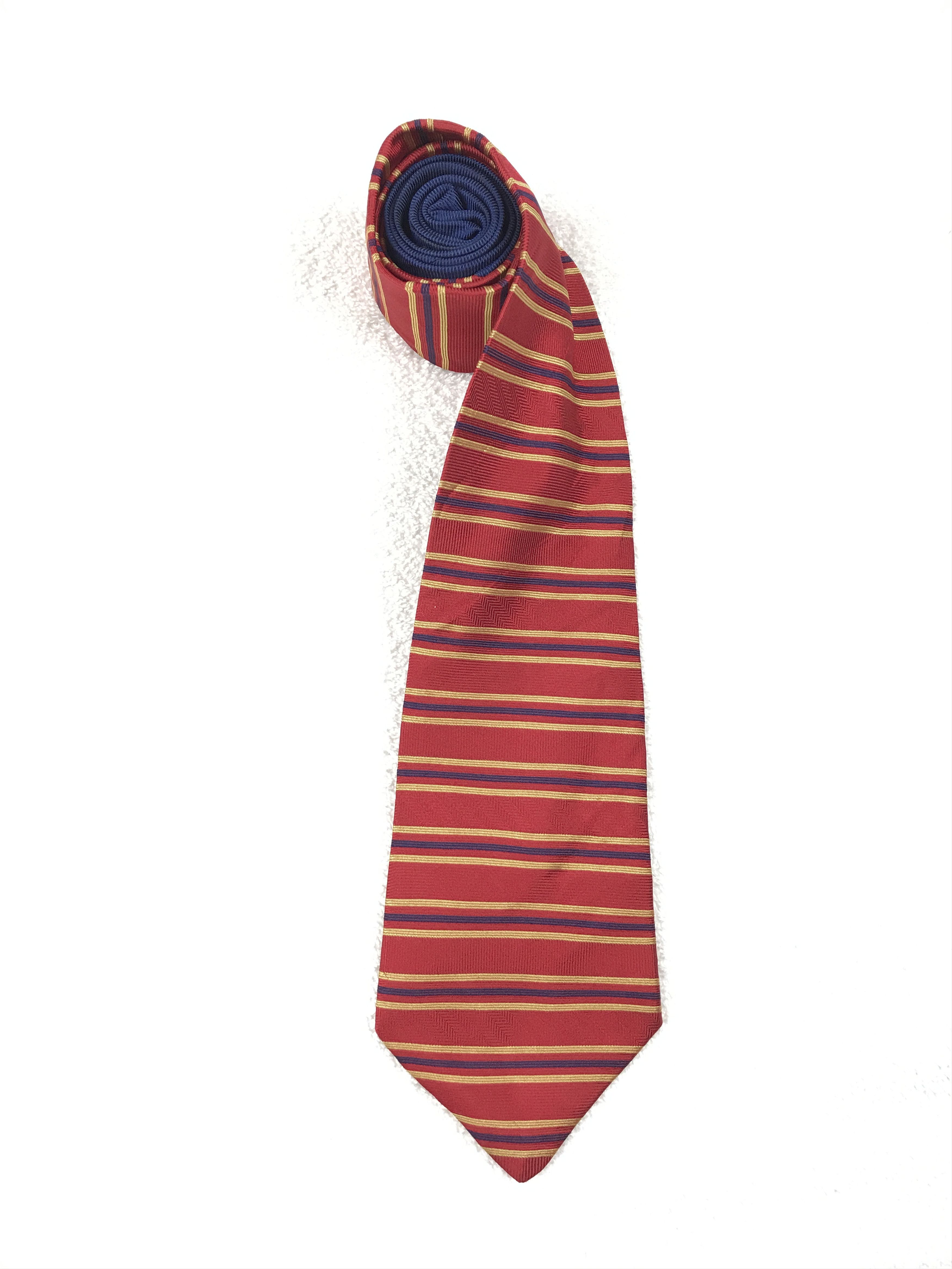 Designer × Tommy Hilfiger × Vintage Vintage Tommy Hilfiger Silk Necktie Size ONE SIZE - 2 Thumbnail