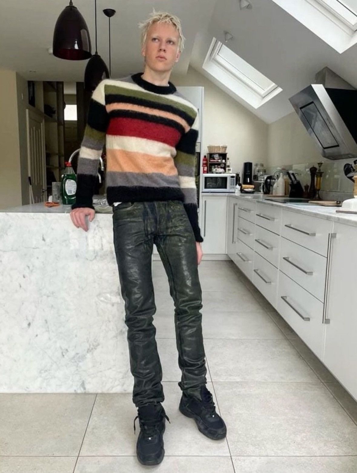 Dior × Hedi Slimane AW03 Dior Homme By Hedi Slimane Waxed Luster Denim Size US 32 / EU 48 - 23 Thumbnail