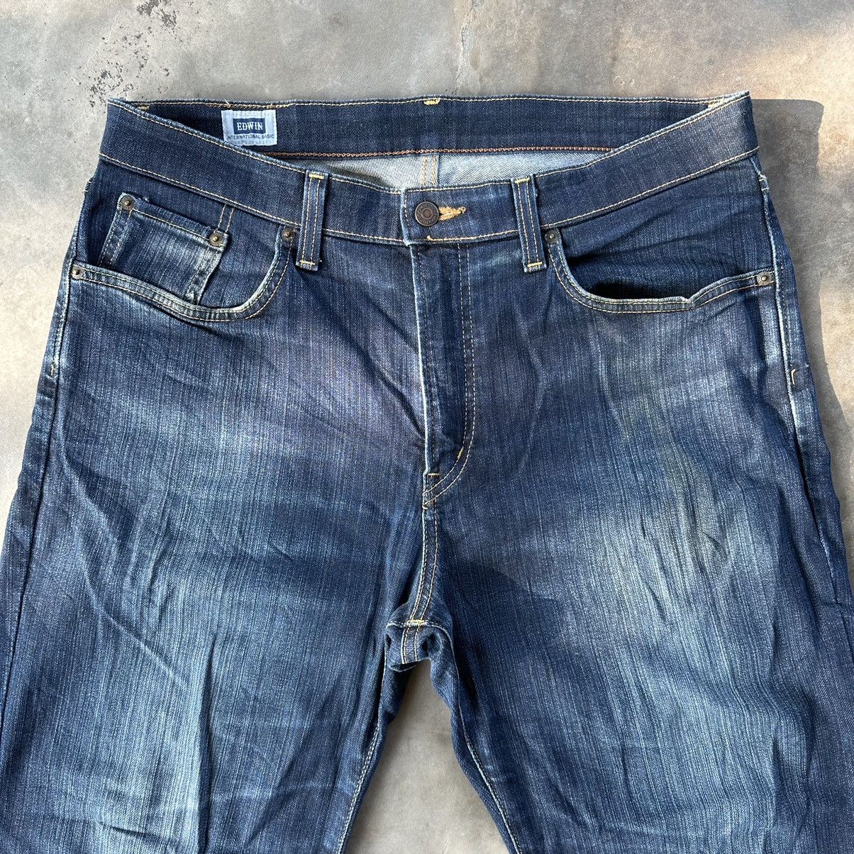 Japanese Brand Vintage Edwin Faded Denim Jeans Pants Size US 36 / EU 52 - 2 Thumbnail