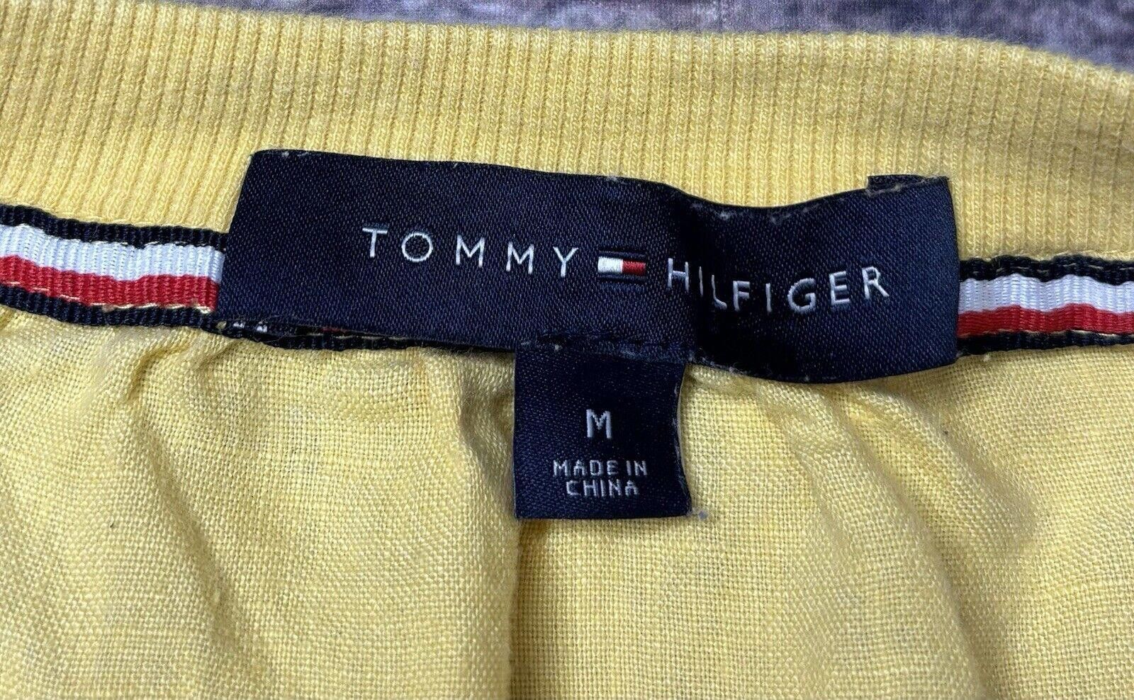 Tommy Hilfiger Tommy Hilfiger Linen Sweater Womens Medium Cotton Rib Yellow Size M / US 6-8 / IT 42-44 - 2 Thumbnail