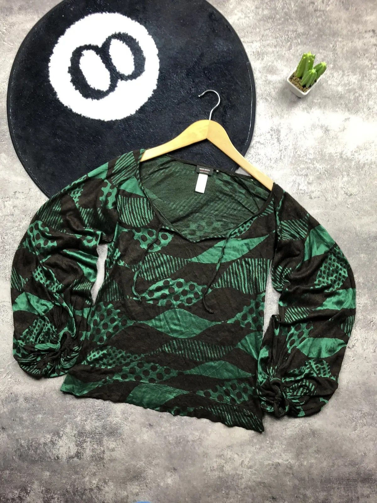 Miss Sixty MISS SIXTY Vintage Y2k Longsleeve Blouse MiniLogo Streetwear Size S / US 4 / IT 40 - 1 Thumbnail