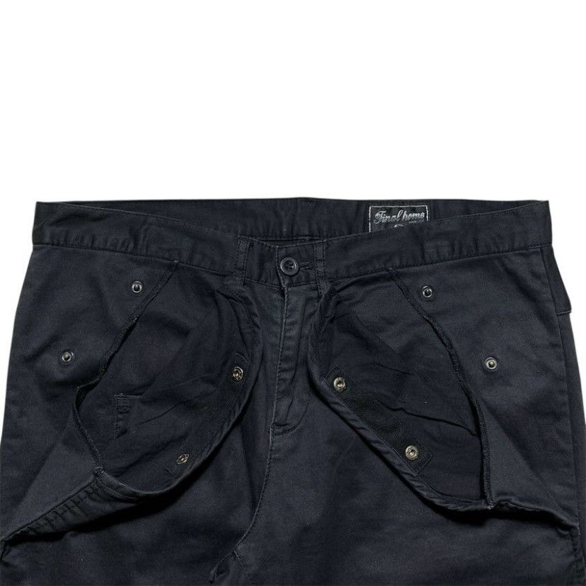 Final Home VINTAGE 90s FINAL HOME URBAN ACTIVITIES ELASTANE PANTS BLACK Size US 35 - 5 Thumbnail