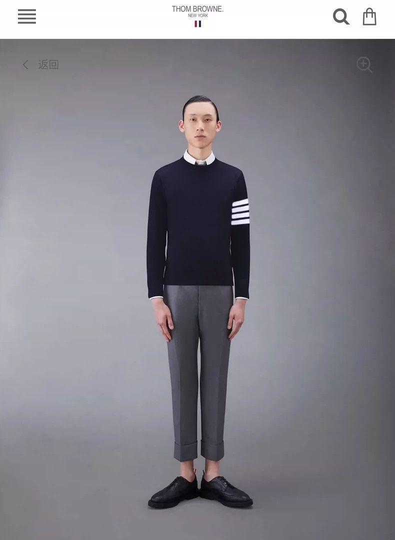 Thom Browne Thom browne Classic four-bar pullover sweater 2503-Nextarro Size US M / EU 48-50 / 2 - 7 Thumbnail