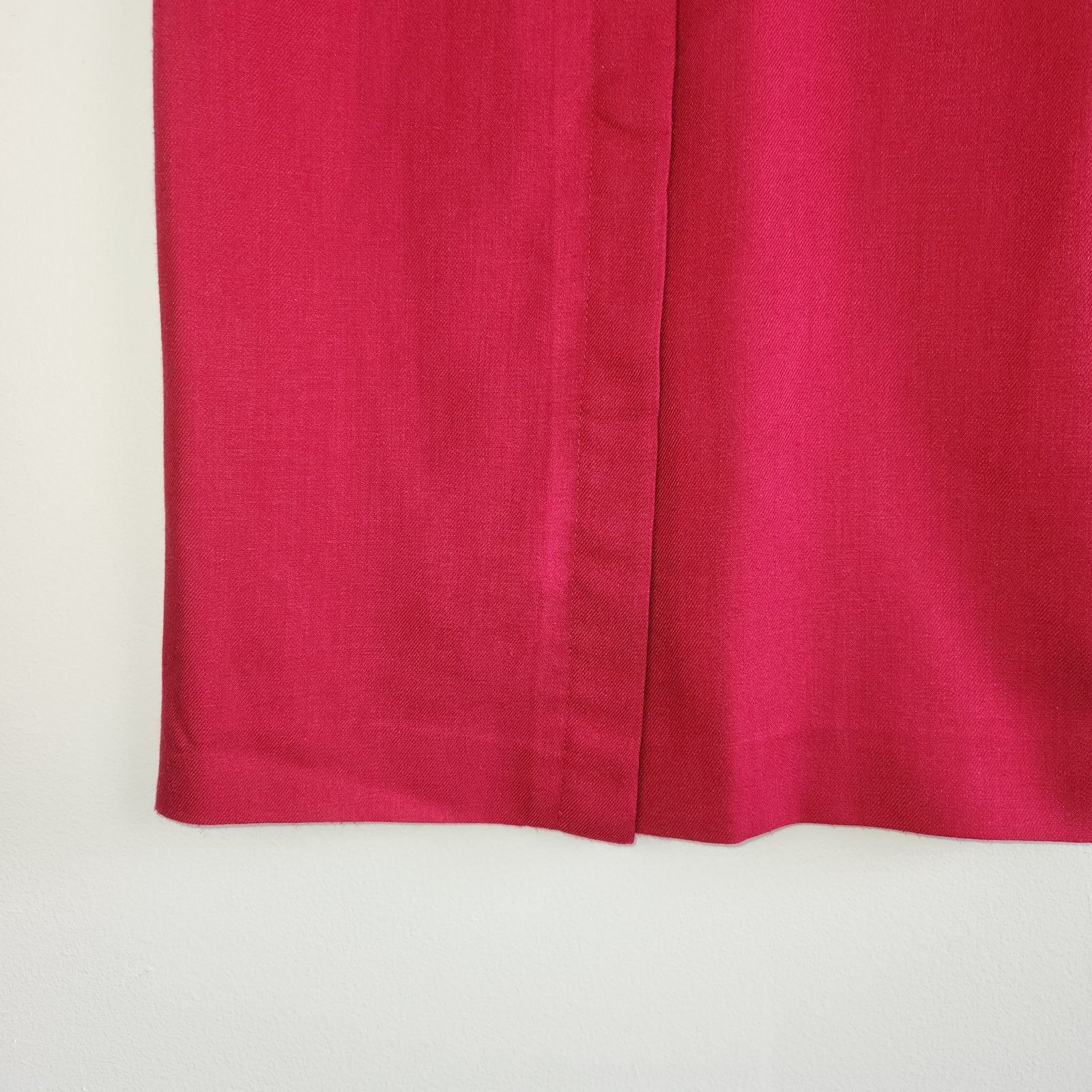 Other Vintage Midi Red Skirt Button Front S Size 26" / US 2 / IT 38 - 5 Thumbnail