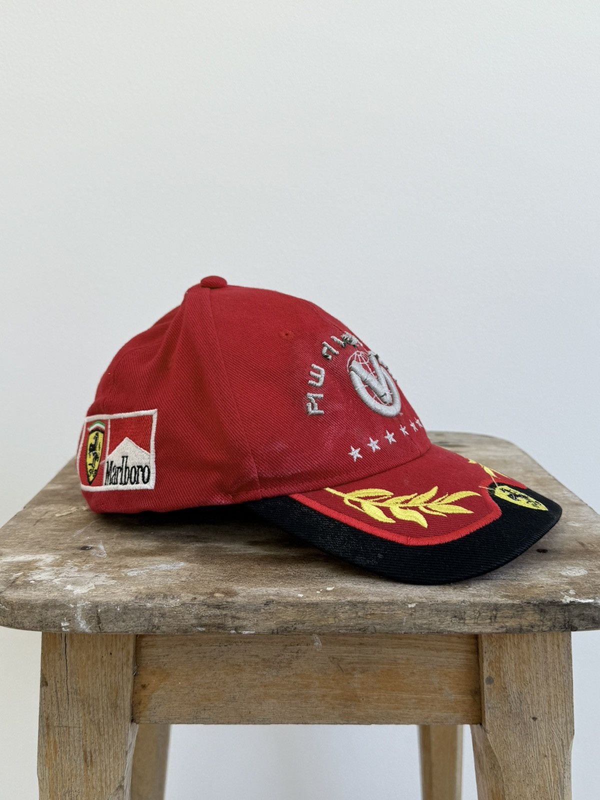 Ferrari Vintage Ferrari Marlboro Michael Schumacher Cap Hat Size ONE SIZE - 2 Thumbnail