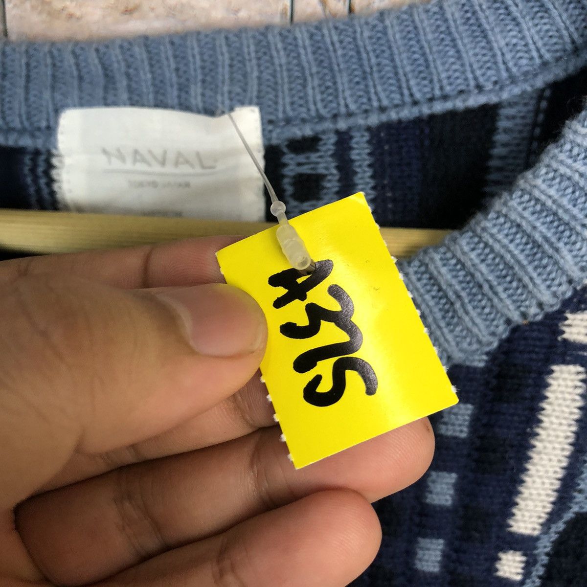 Vintage D Naval Tokyo japan Blue like coogi Knitwear #A375 Size US M / EU 48-50 / 2 - 11 Thumbnail