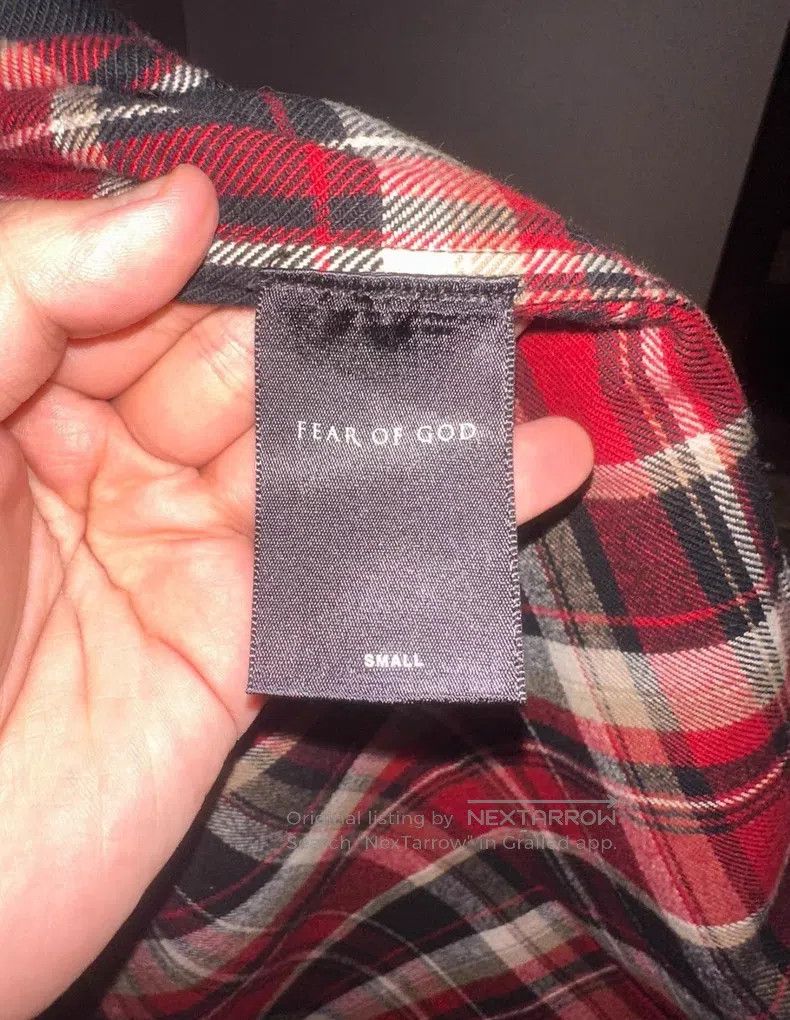 Fear of God Fear of God Season 5 cowboy collar red and black plaid shi Size US S / EU 44-46 / 1 - 3 Thumbnail