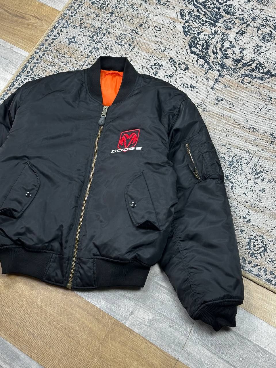 Vintage Vintage Dodge Flyer’s MA-1 bilateral Bomber Jacket Size US L / EU 52-54 / 3 - 3 Thumbnail