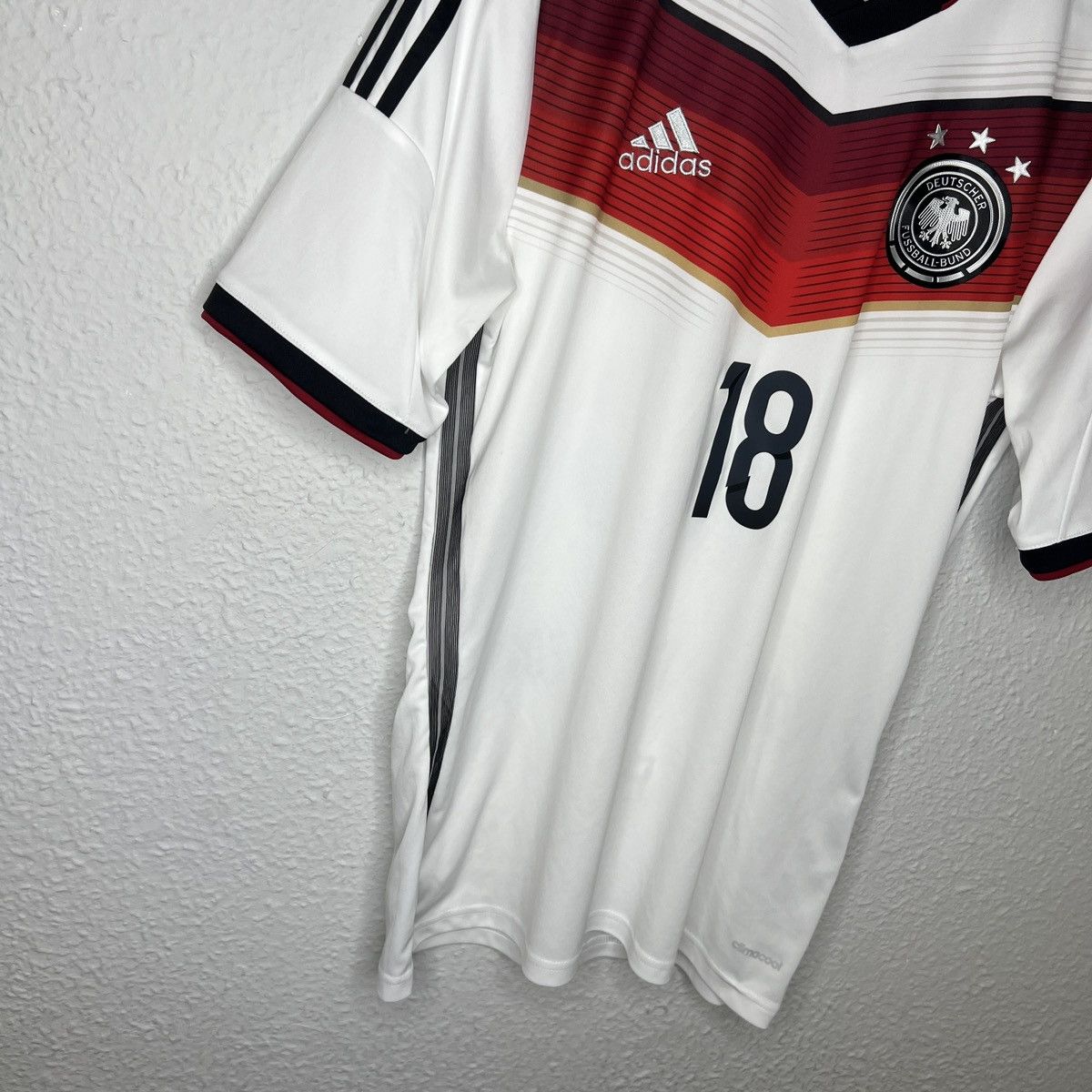 Adidas Adidas German Soccer Jersey Football Toni Kroos 2013/14 Home Size US M / EU 48-50 / 2 - 3 Thumbnail