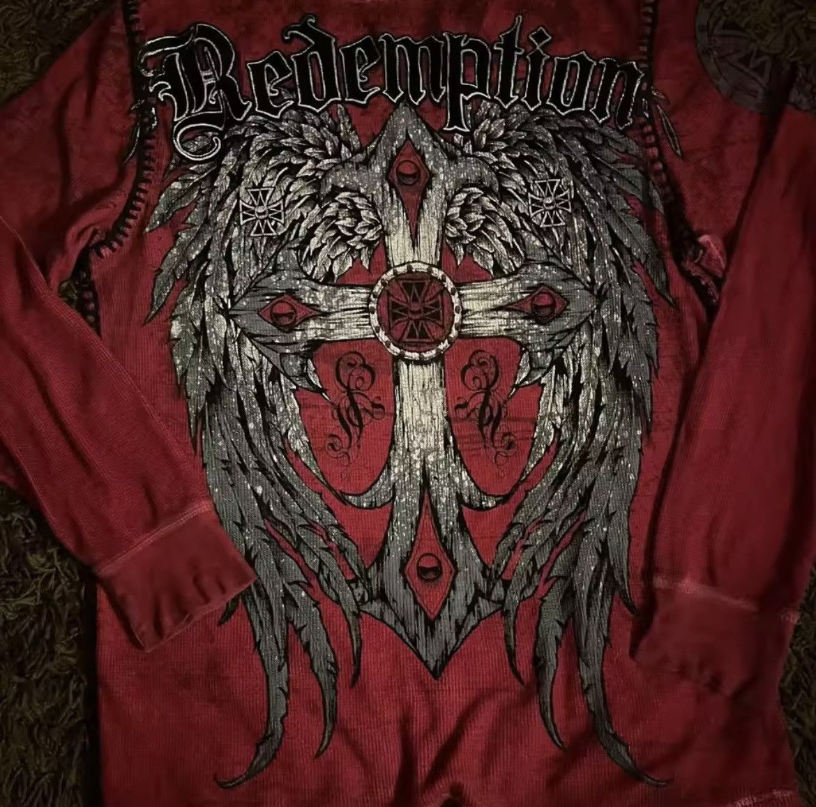 Other Red long sleeve graphic shirt. Size US M / EU 48-50 / 2 - 2 Thumbnail
