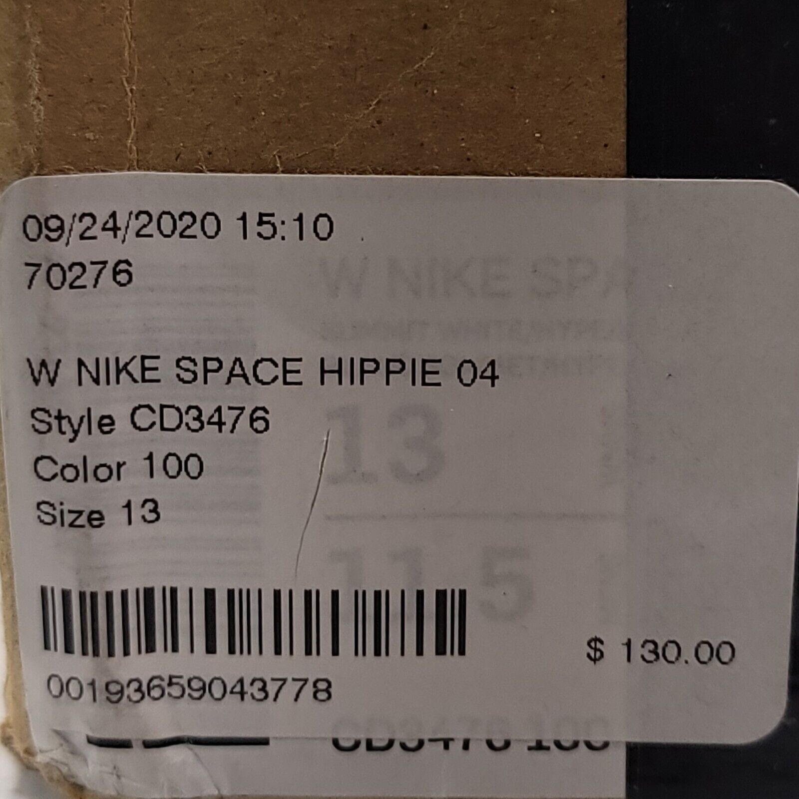Nike Nike Space Hippie 04 Shoe Women Size 13 CD3476-100 Gray Pink Size US 12 / IT 42 - 10 Thumbnail